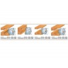 Cutite profilate h=50 mm pentru cap de frezare universal	
